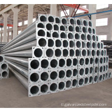 9m Round Galvanizing Street Lighting Steel Pole